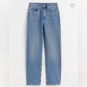 NWT - H&M 90s straight ultra high waist jeans